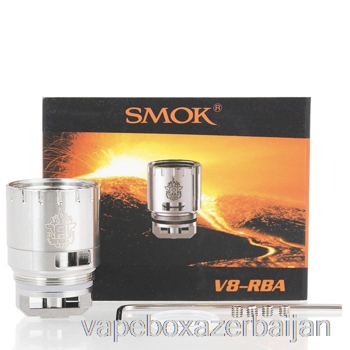 Vape Smoke SMOK TFV8 Turbo Engines Replacement Coils V8 RBA - Two-Post (Pack of 1)
